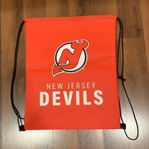 NJ DEVILS string bag